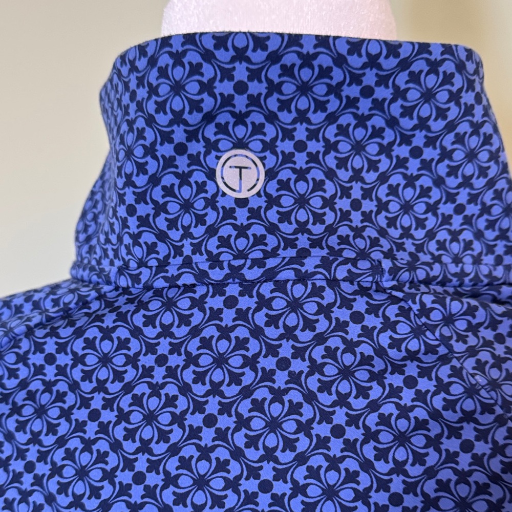 Talbots Blue Patterned Pullover - image 3